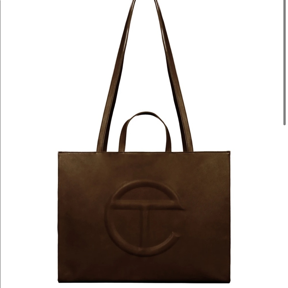 Telfar Large Chocolate Shopping Bag - Picture 2 of 5